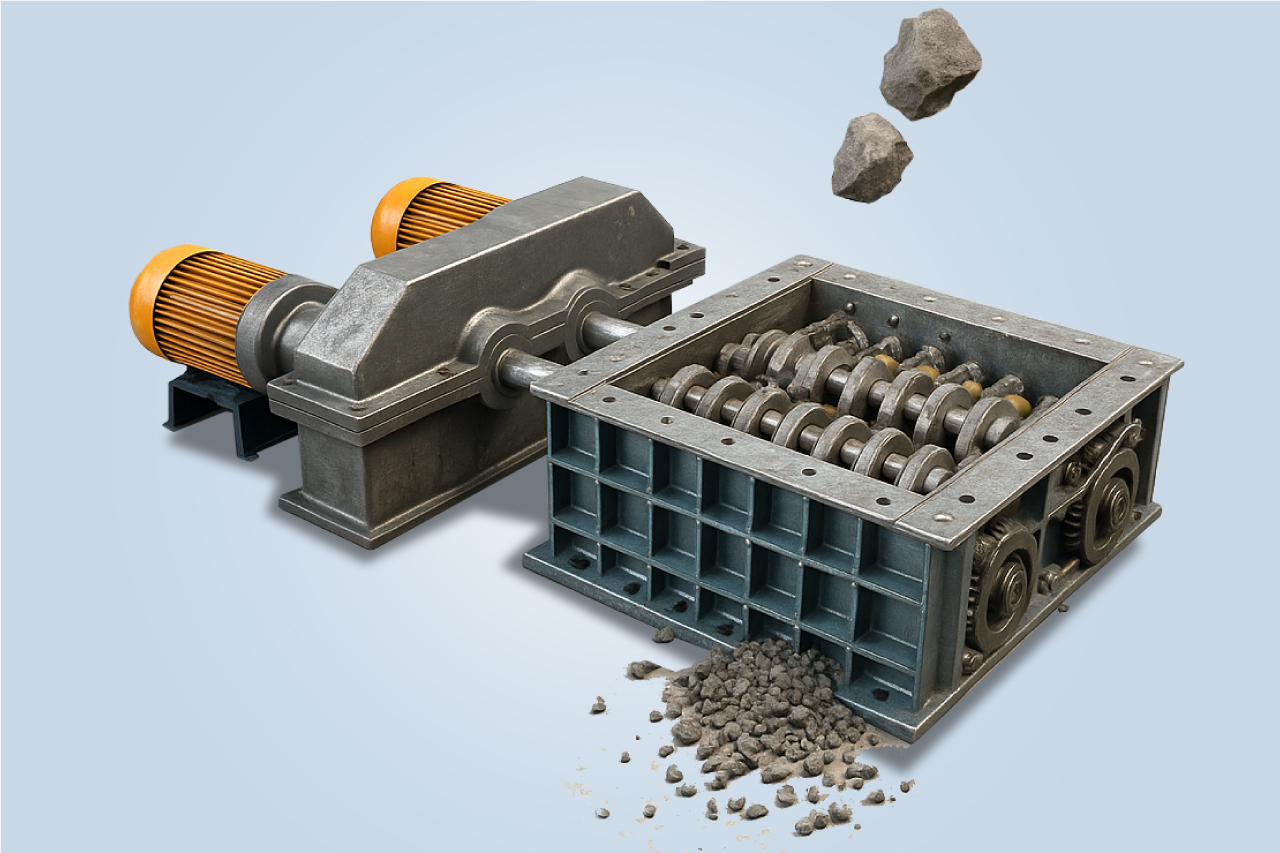 Дробарка шнекозубчата виробництва ОСК-ТЕХНОЛОДЖІ для дробильно-конвеєрних комплексів